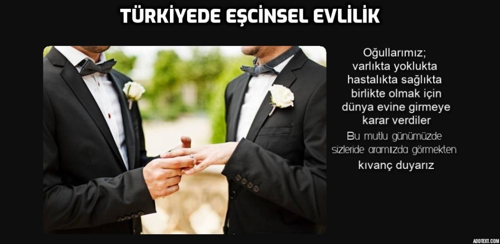 Türkiye'de Eşcinsel evlilik
