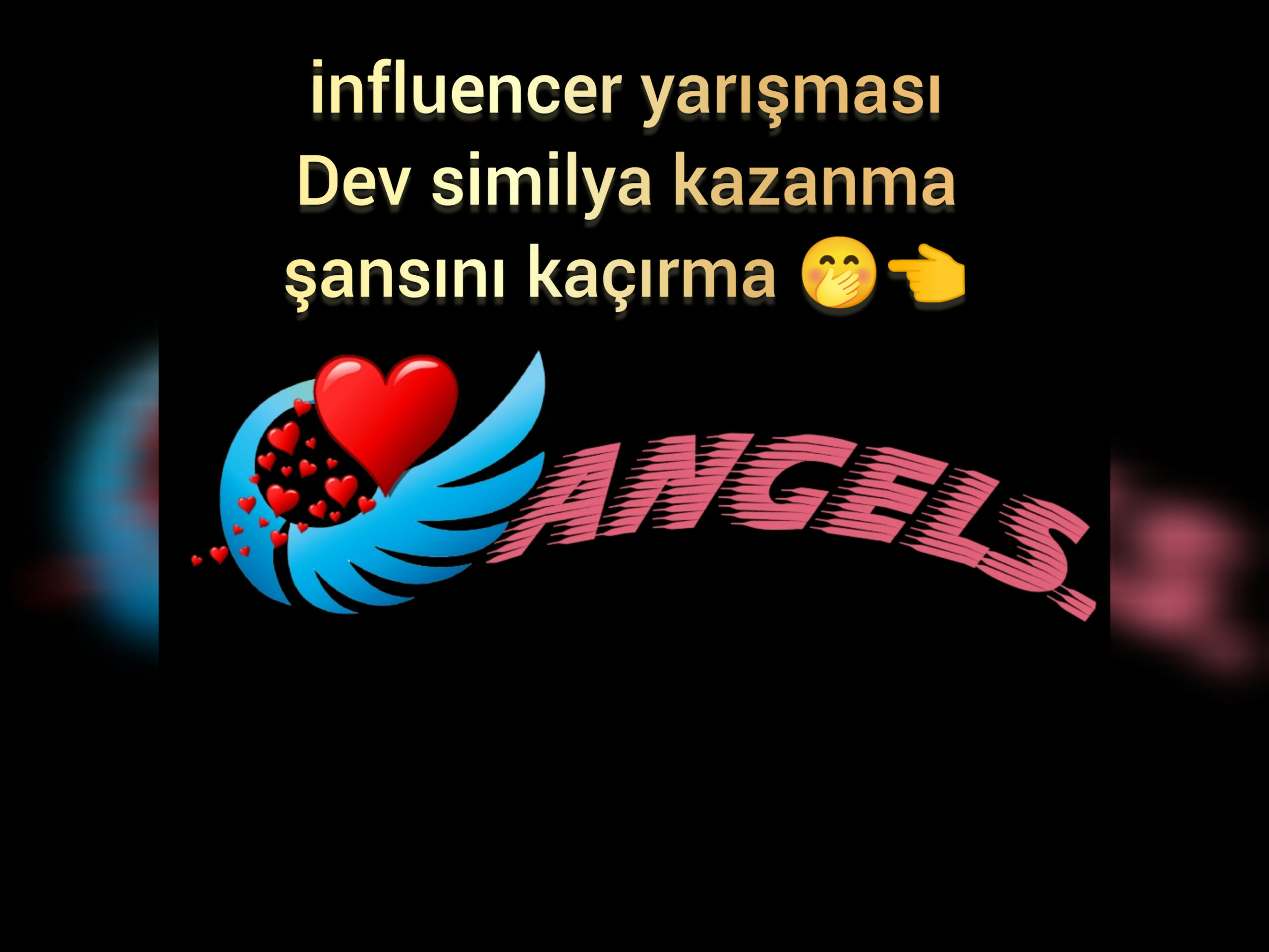 AngelsTurkiye influencer yarışmasından dev similya ödülü 😂bilgi için videoyu izle 💕🏳️🌈